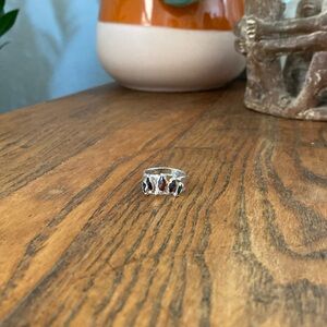 Amethyst crown ring
